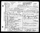 Berry Williams Clark death certificate