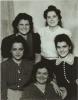 Back:Frieda, Ina, Front: Athen, Mary on right, Seated: Gertie 