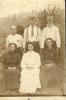 Seated- l to r: Mary Paine Branson, Geneva Paine Brown, Lillie Paine Clark, standing-l to r: Jim Branson, Erwin Brown, Berry Clark